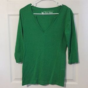 3/4 length sleeve tee